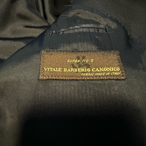 Vintage Anne Valerie Hash pour Cartier mens blazer 54 EU 44 US black - Picture 7 of 10